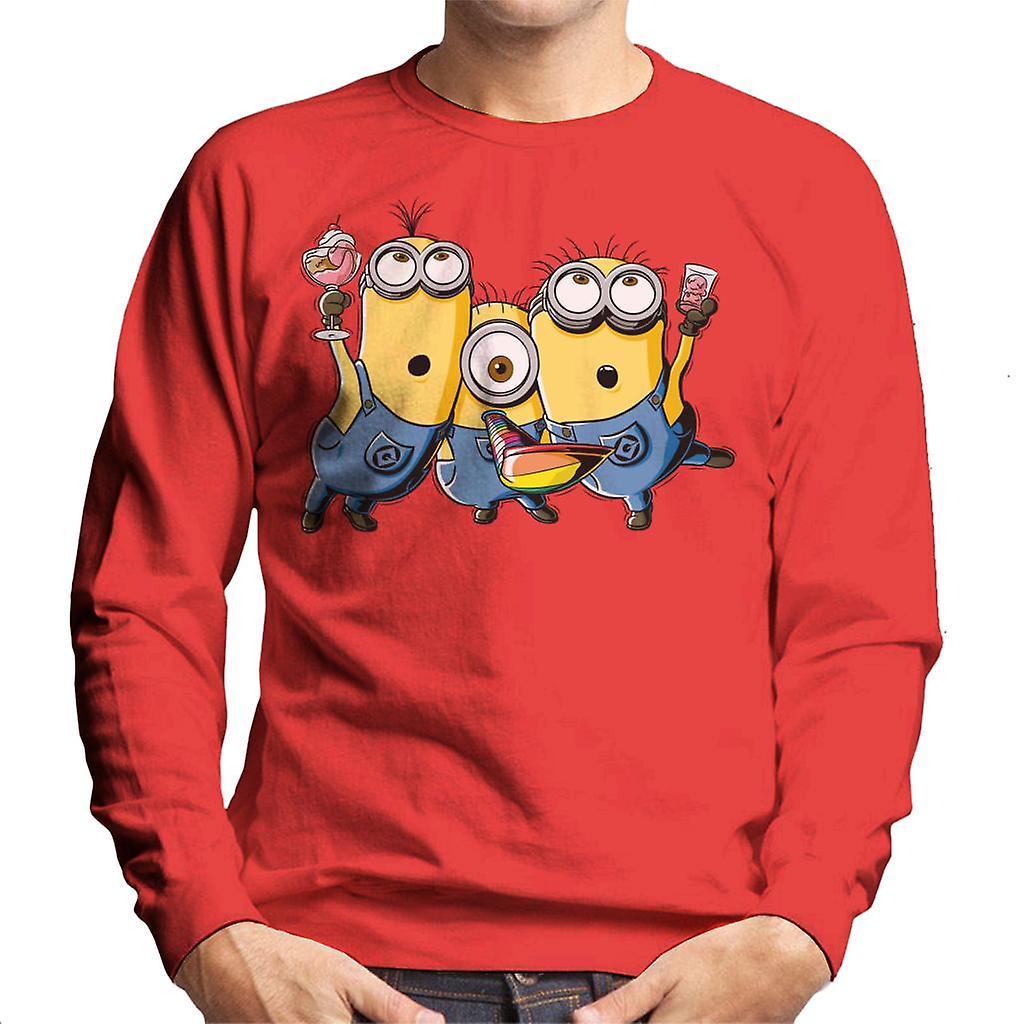 Despicable Me Minions Party Men's Sweatshirt Red XX-Large