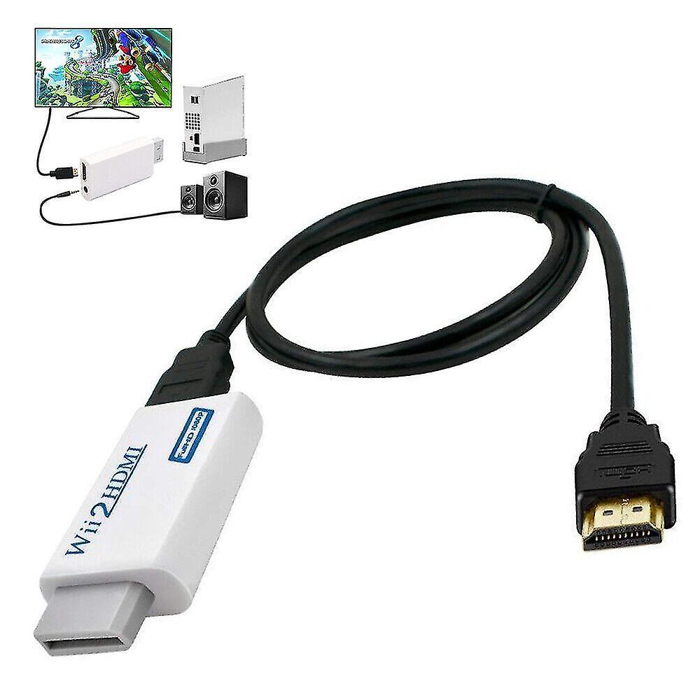 Wii Hdmi Converter Wii to HDMI converter adapter with 1.5m high-speed conversion cable