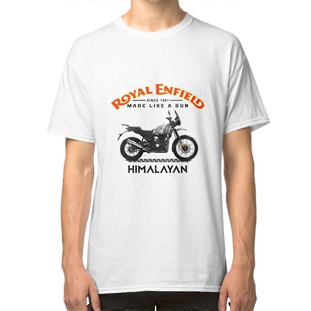 RockShark The Royal Enfield Himalayan T-shirt white L