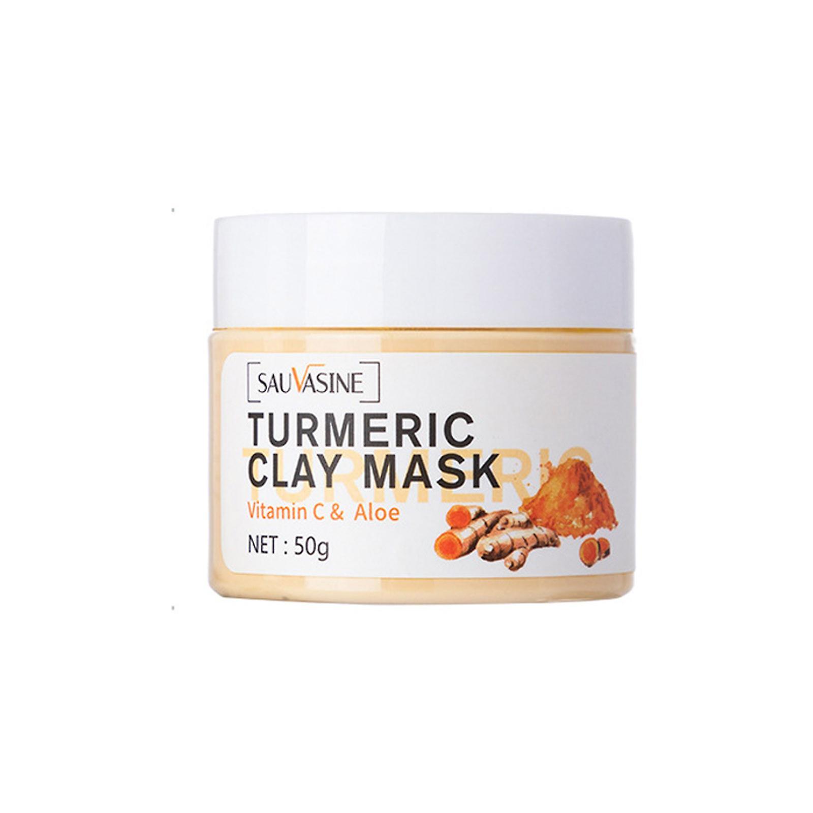 Taishh Face Masks Yellow Ginger Bentonite Skin Mud Facial Mask Turmeric Face Clays Mask Deep Cleaning Purifying Antied 50g Multicolor