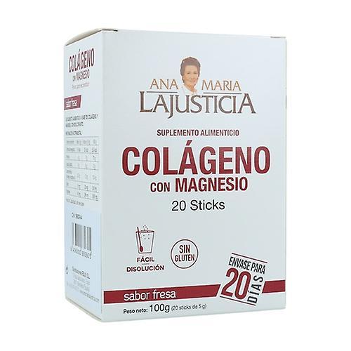 Ana Maria Lajusticia Collagen with magnesium 20 packets of 5g (Strawberry)