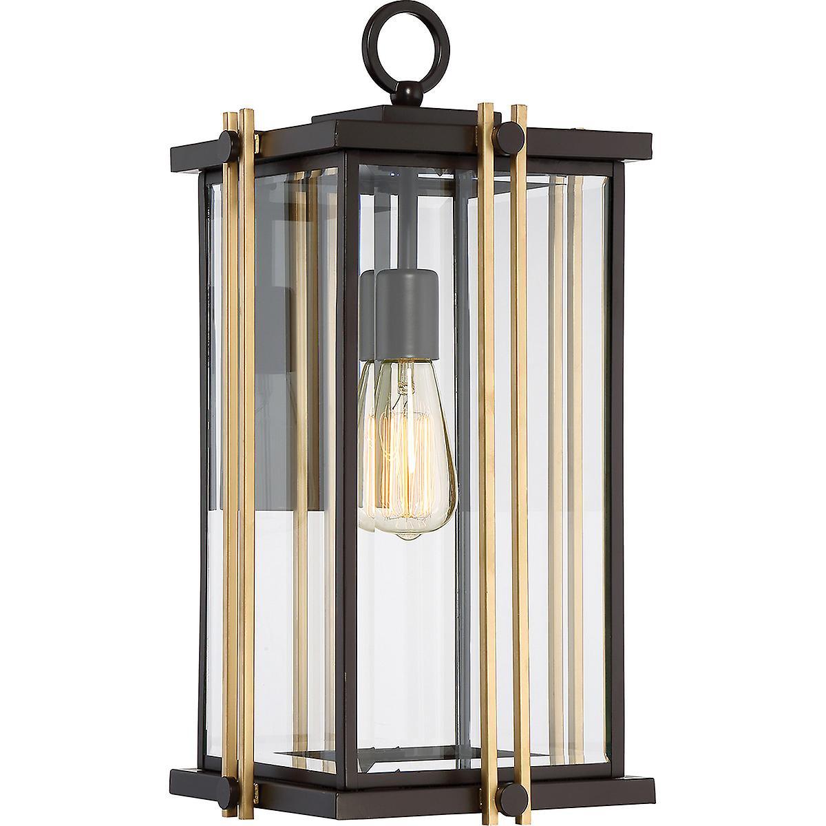 Goldenrod 1 Light Large Wall Lantern Bronze Finish E27