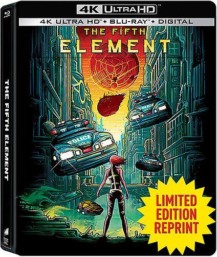 Sony Pictures The Fifth Element  [ULTRA HD BLU-RAY REGION: A USA] With Blu-Ray, 4K Mastering, Steelbook, Subtitled, Digital Copy, Dubbed, Widescree...