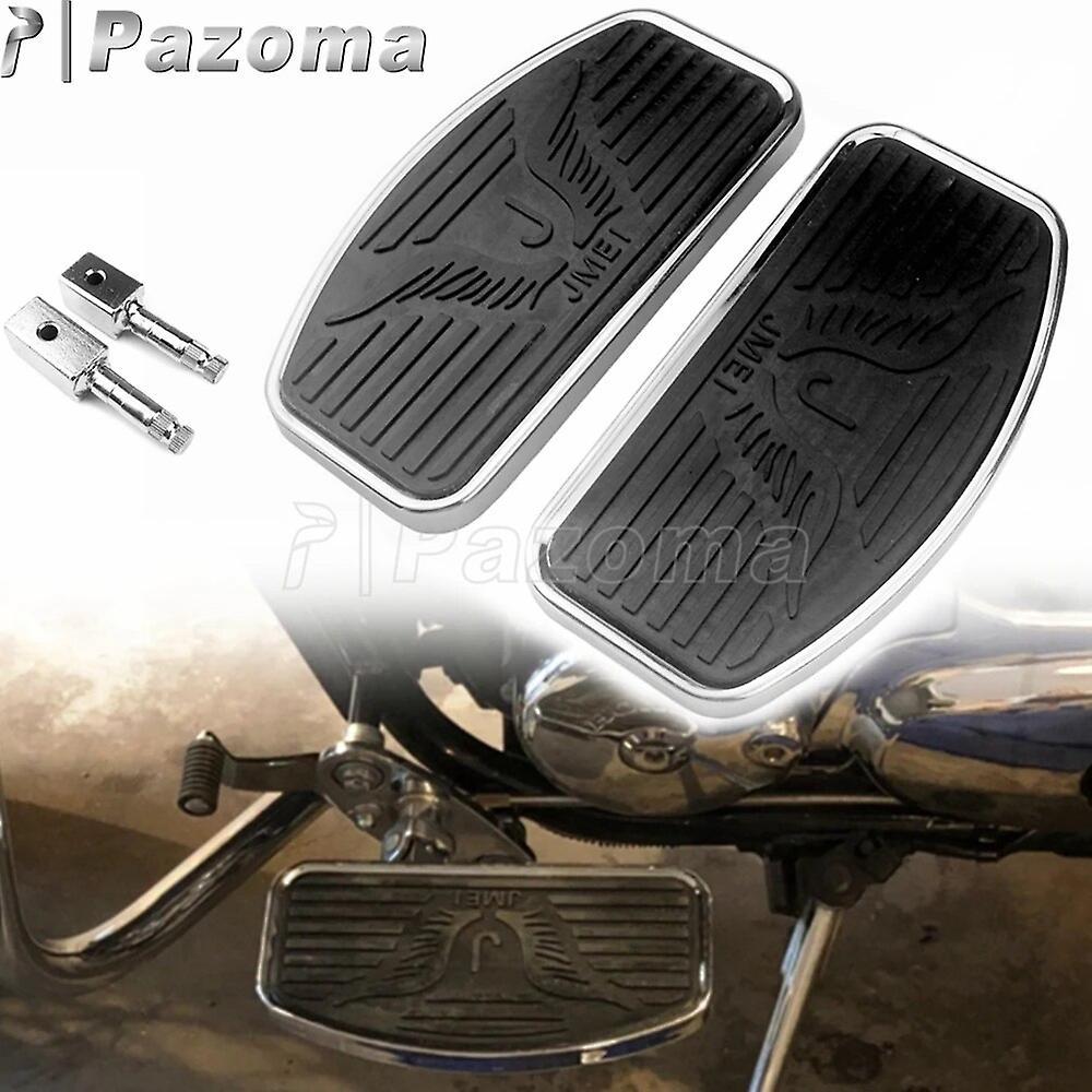 Bolongking For Honda Shadow Driver Floorboard Front Foot Rest Insert Footboard Footpegs Pedal for Honda VT400 VT750 VT 400 VT 750 2004-2012