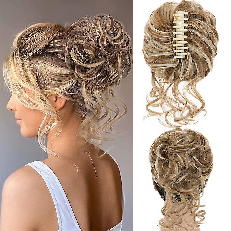 Sego Claw Clip Bun Curly Messy Bun Ponytail Hair Bun 27H613