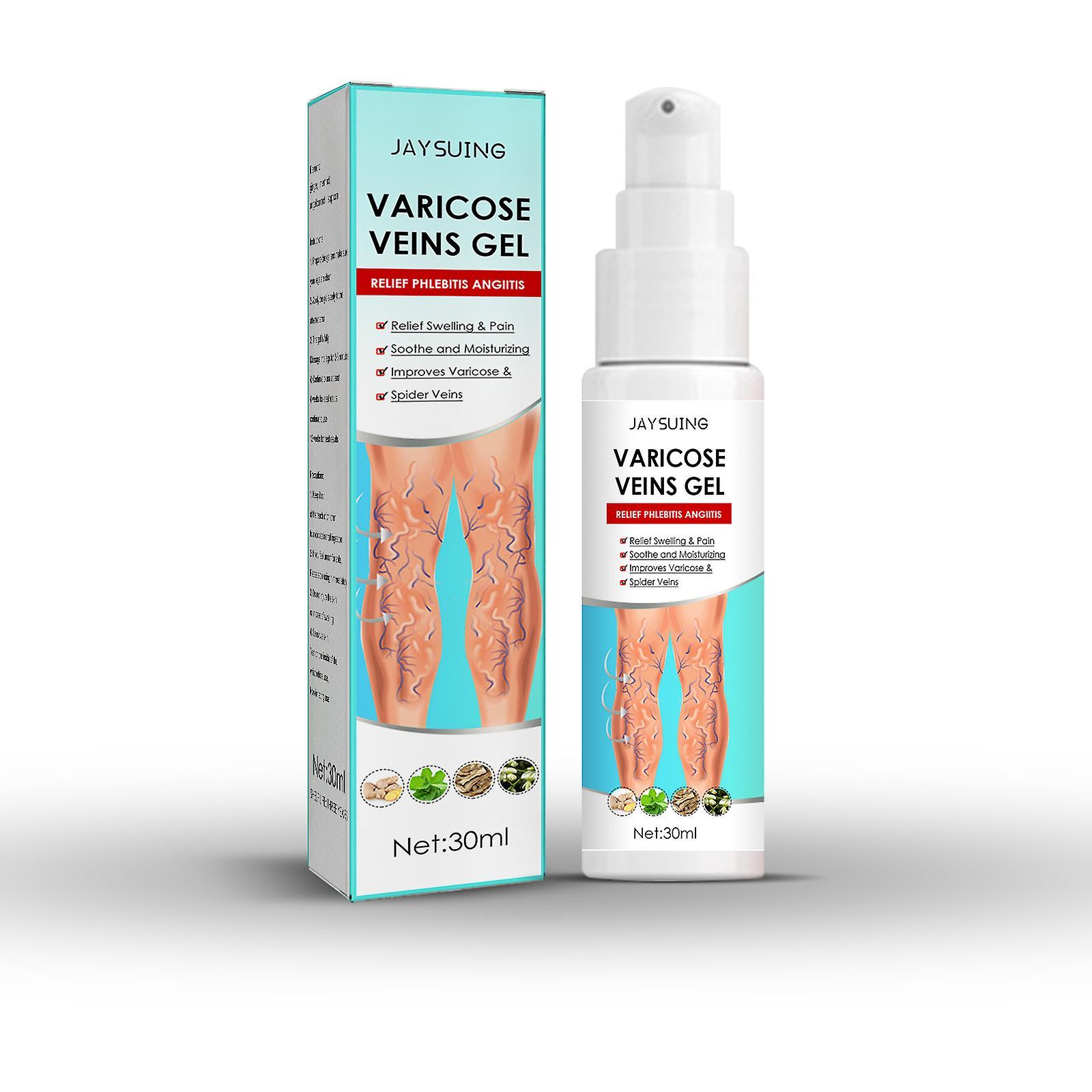 Bod Jaysuing Venous Massage Varicose Vein Gel Vein Health Relief Earthworm Hamstring Vein Relief Gel For Leg Pain 30ml