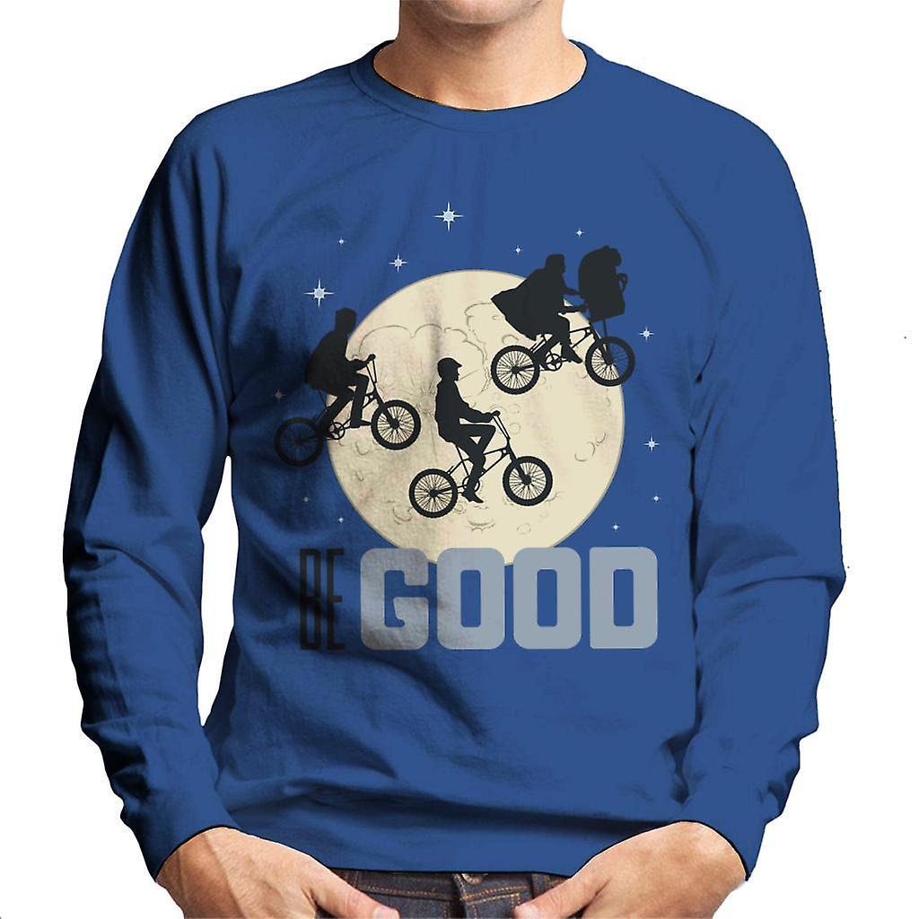 E.T. E.T. Classic Shot Be Good Men's Sweatshirt Royal Blue Small