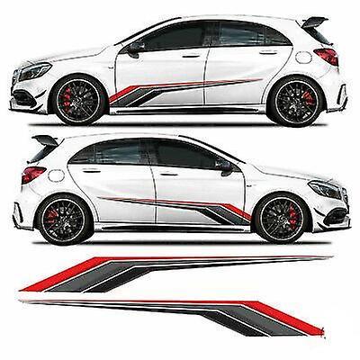 Auto Car Specialist Side Stripes Racing Graphics For Mercedes A Class A45 Amg Vinyl Decal Stickers