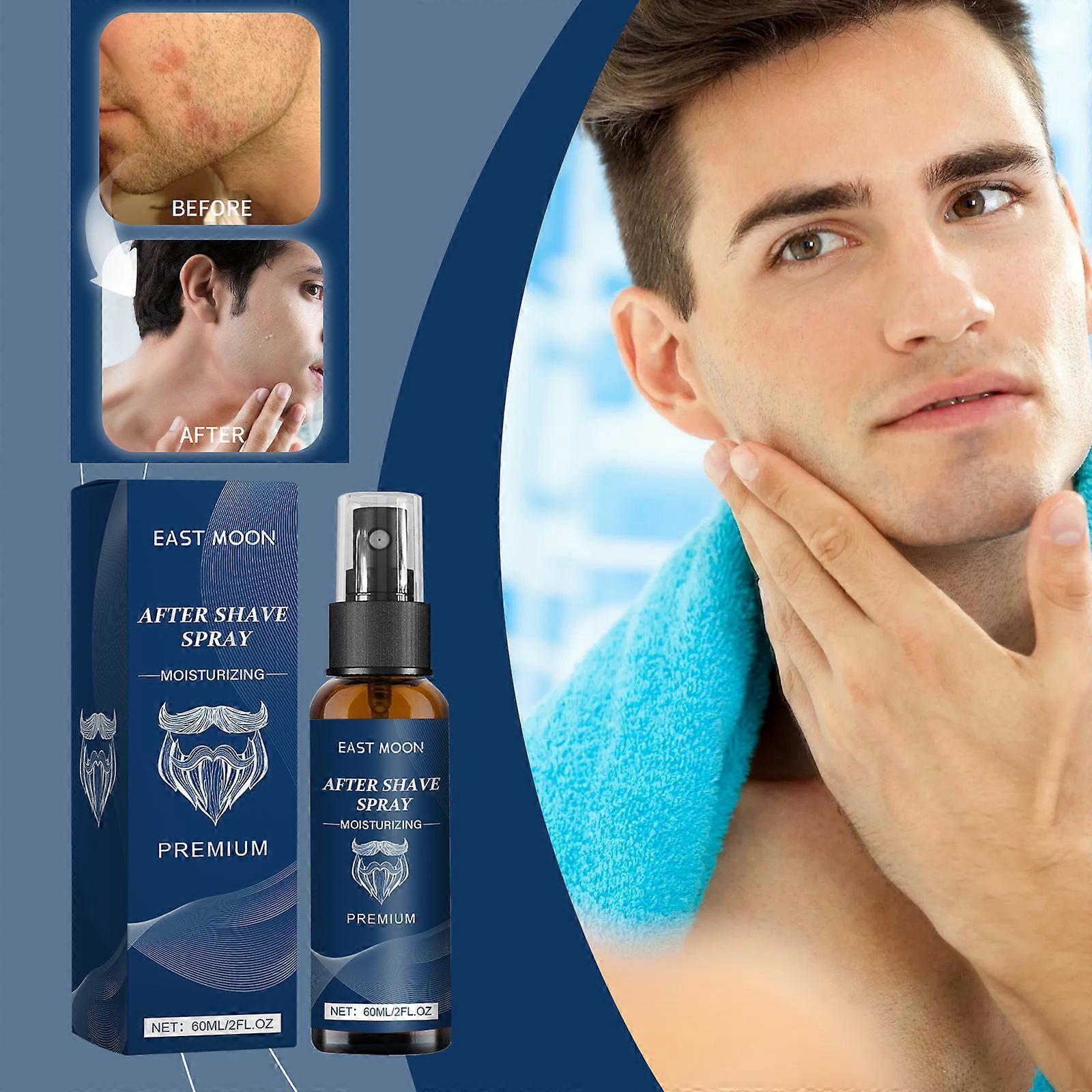 Unbrand Healing Post Shave Spray- Alcohol- Free Soothing Formula for Men- Nourishes, Soothes and Boost Cell Repair, to Prevent Razor Burn