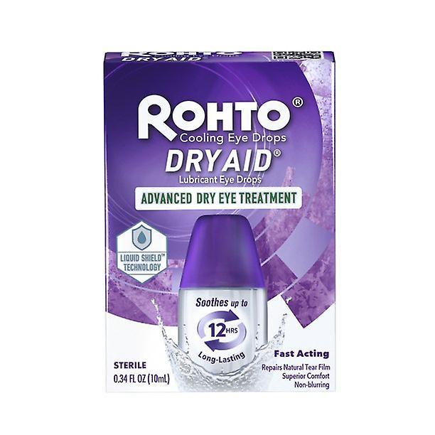 Rohto dry aid dry eye relief eye drop, 0.34 fl oz