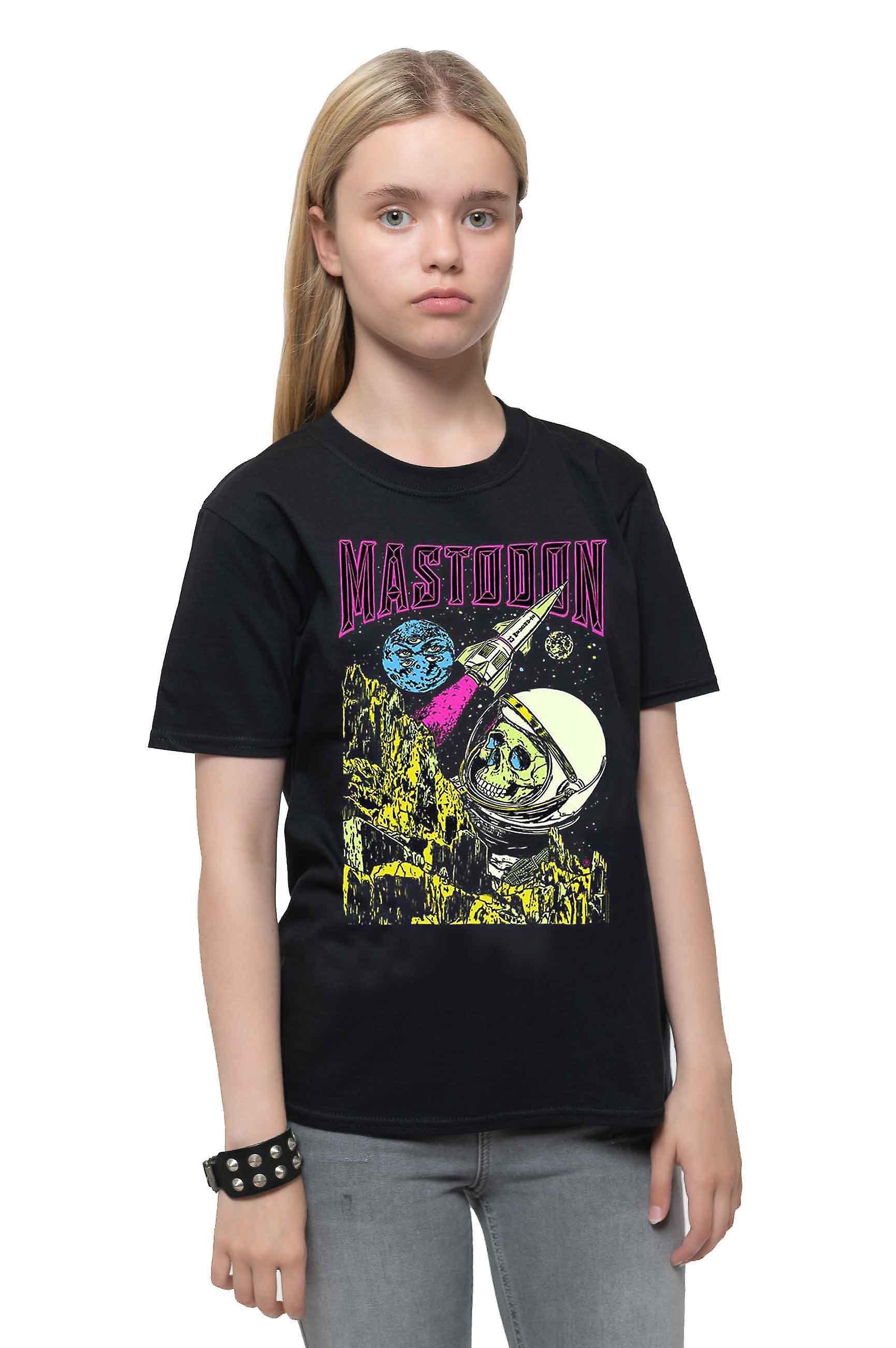 Mastodon Kids Space Colorization Tee Black Small (5/6 Yrs)