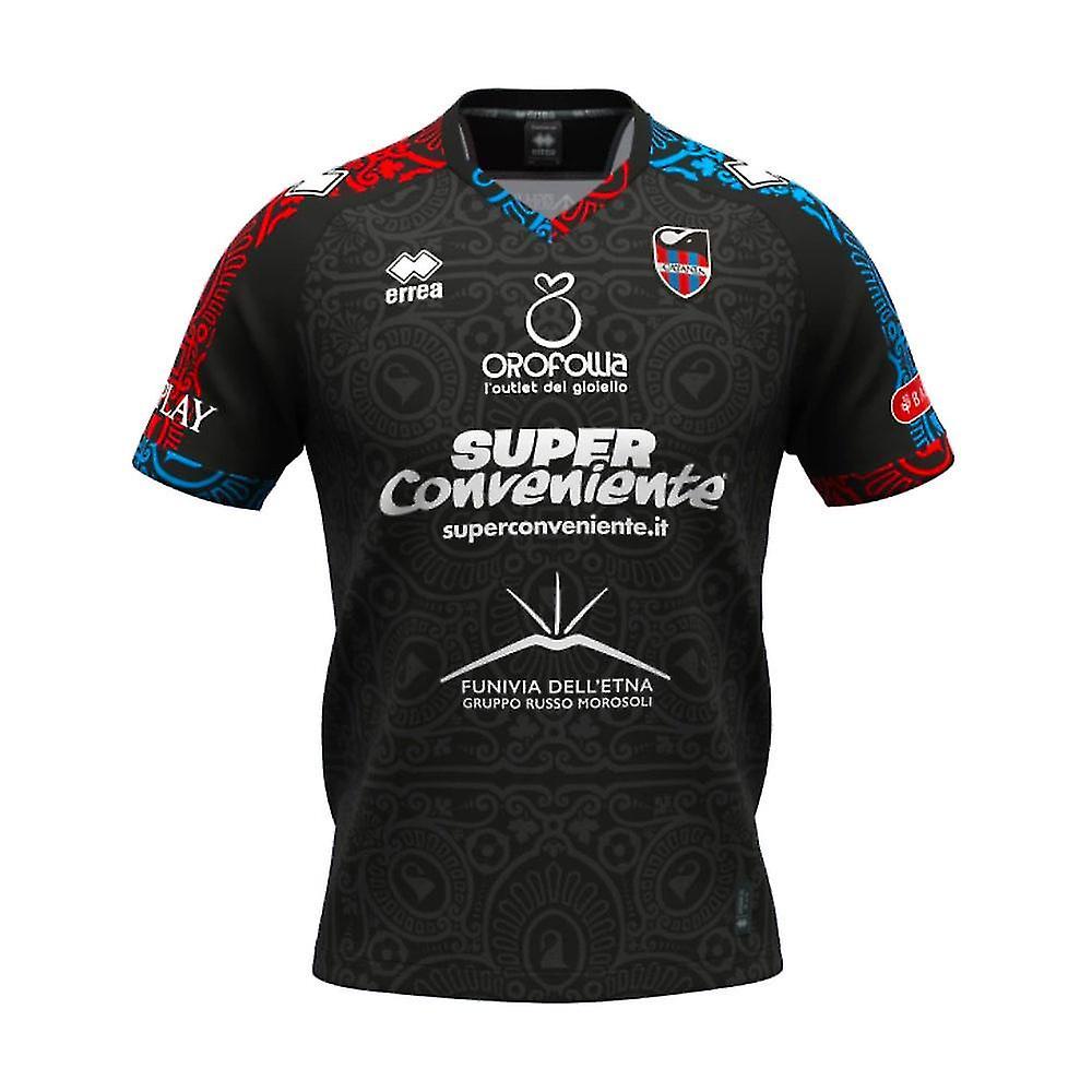 Errea 2023-2024 Catania Third Shirt Black XL Adults