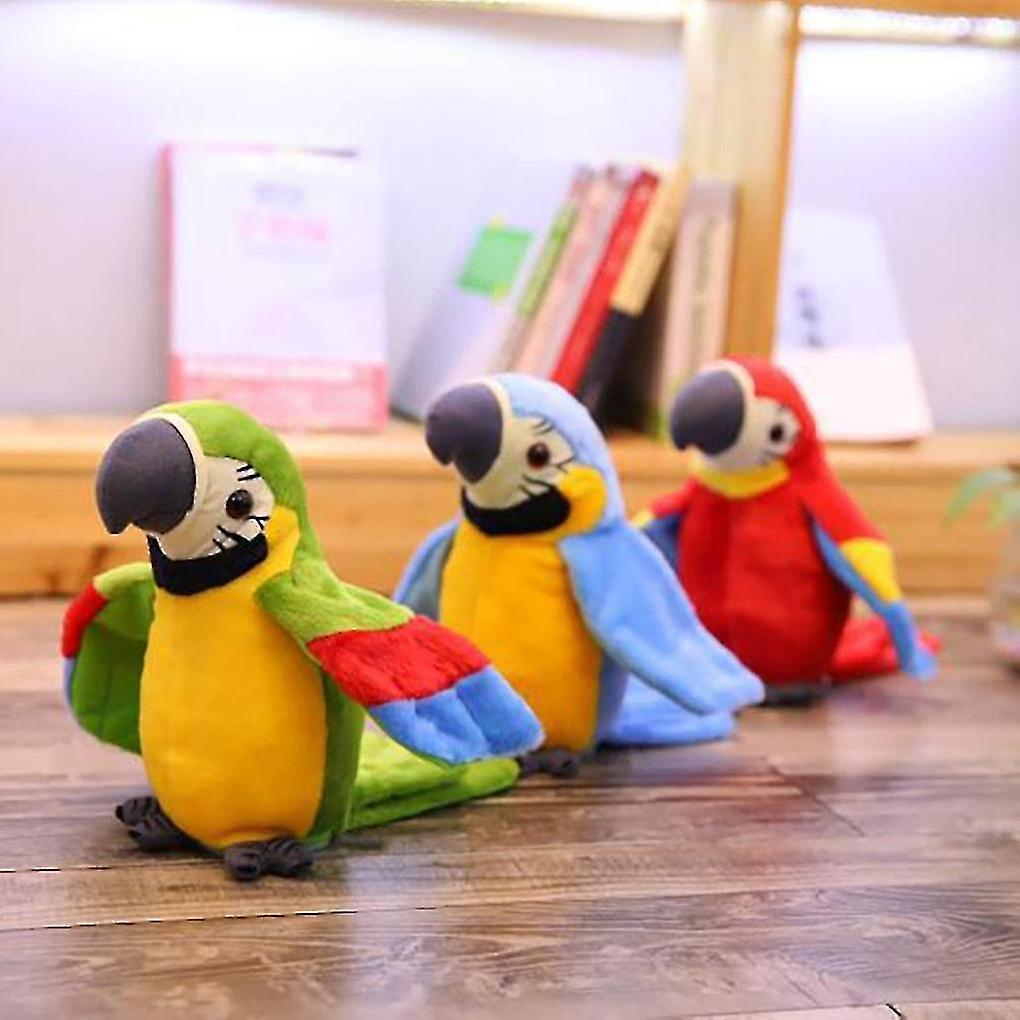 Cryin Talking Parrot Repeats What You Say Plush Animal Toy Electronic Parrot Toy Plush Toy Parrot Toys Be