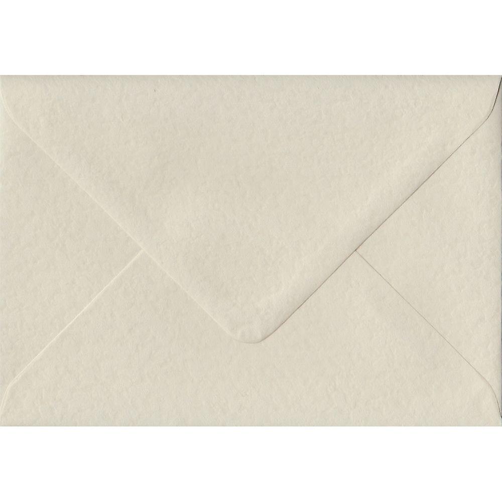 ColorSono Ivory Hammer Gummed C7/A7 Coloured Ivory Envelopes. 100gsm FSC Sustainable Paper. 82mm x 113mm. Banker Style Envelope. 25