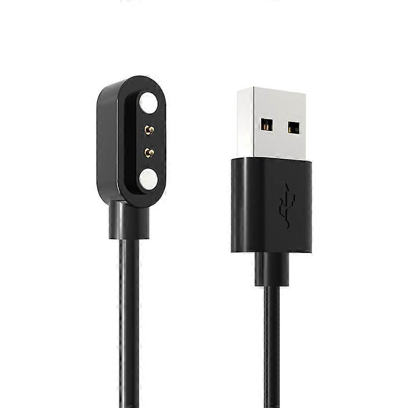 Magnetic Charger Universal B Data Charging Cable For Smart Watch black