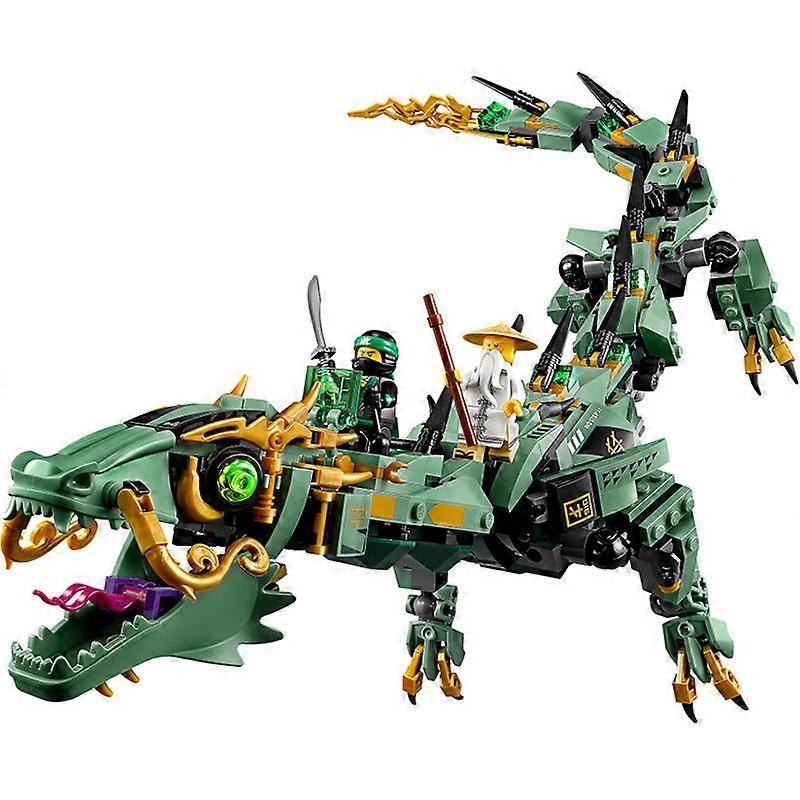 Quikhome Ninja building blocks Lloyd's flying mecha dragon puzzle blocks toys