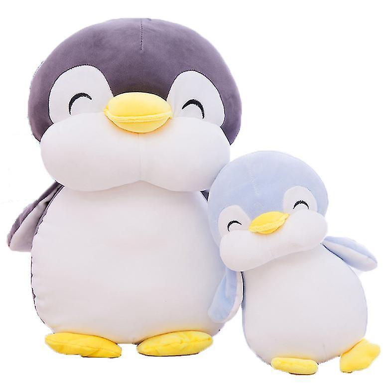 Elciaicle Cute Miniso Penguin Plush Toy Doll Cushion Pillow Staffed Animal Dolls Soft Toys Blue 40cm