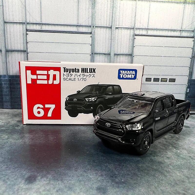 Aintier TOYOTA HILUX Alloy Car Model Diecast Metal Mini Car Off-road Vehicles Model Simulation Miniature Scale Kids Toy Gift Black