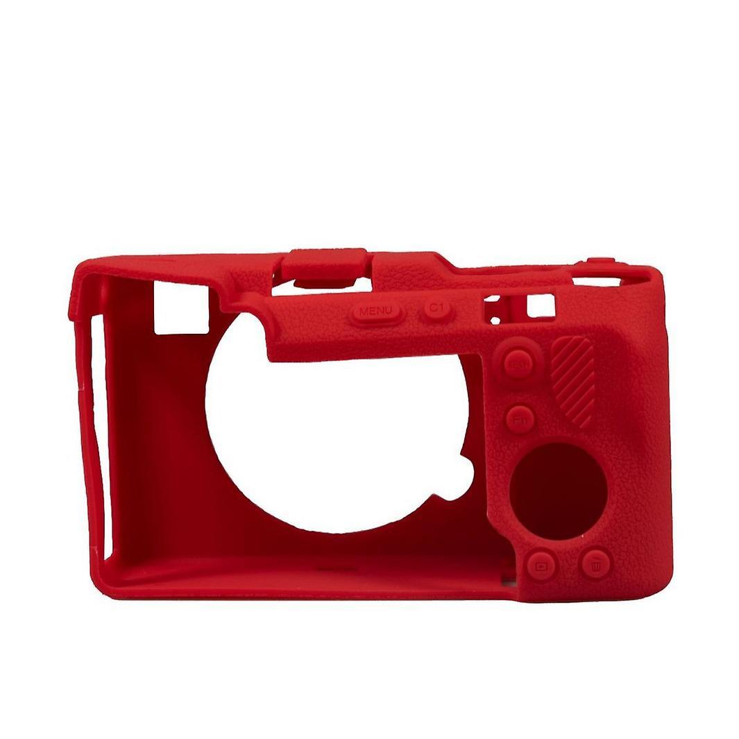 Niutuo A7C2 Rubber Silicone Case Body Cover Protector for Sony A7C II A7CII A7C Mark Red