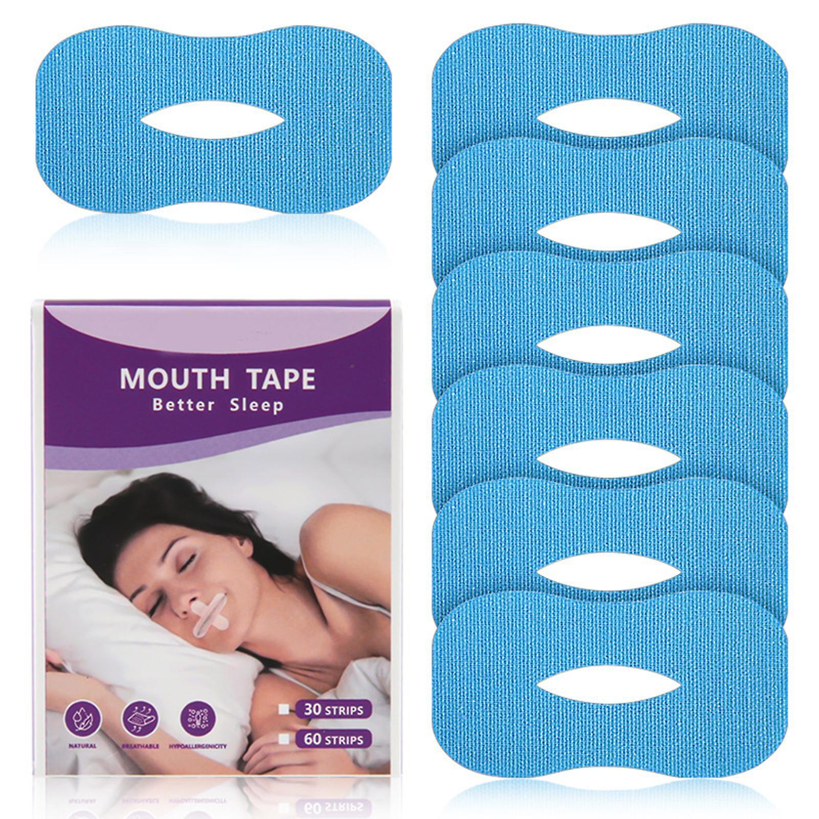 Wtowin Mouth Tape Anti-snoring Aids For Better Sleep, Mouth Strips Drug-free Snoring Solution Help Stop Snoring For Less Mouth Breathing - 30pcs 2 ...