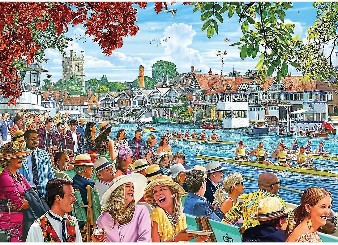 Gibsons Games Gibsons Rowing At The Regatta Jigsaw Puzzle (1000 Pieces)