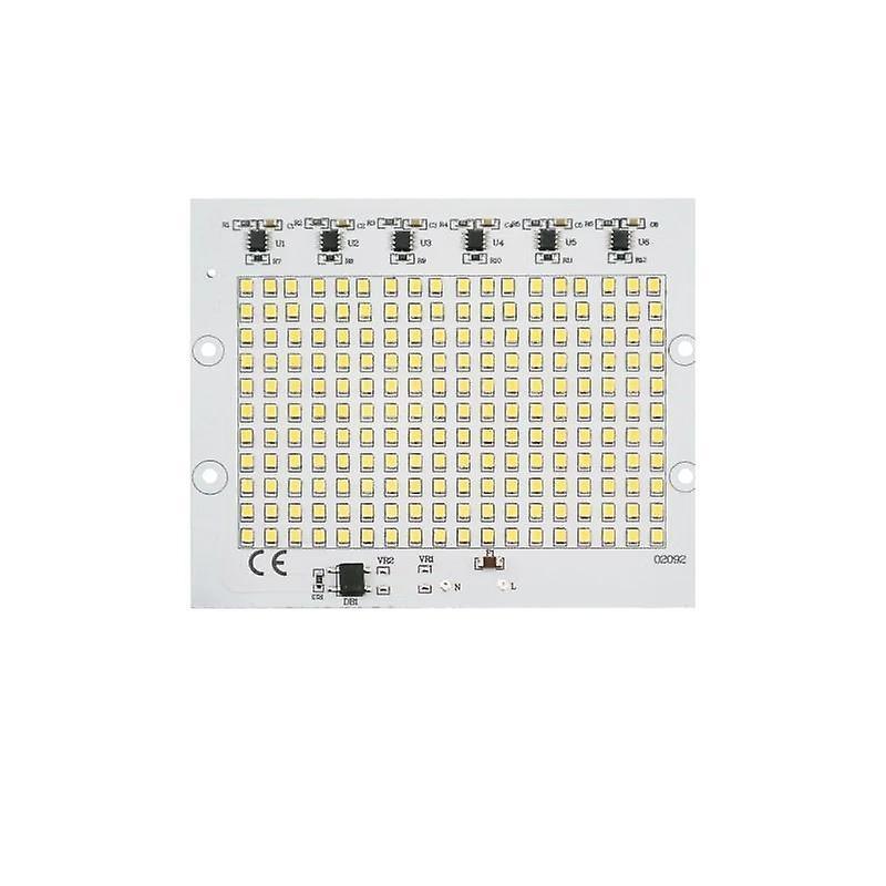 Slowmoose Led Lamp 10w 20w 30w 50w 100w Smart Ic Floodlight Cob Chip Smd 2835 5730 Warm White 100W 220V