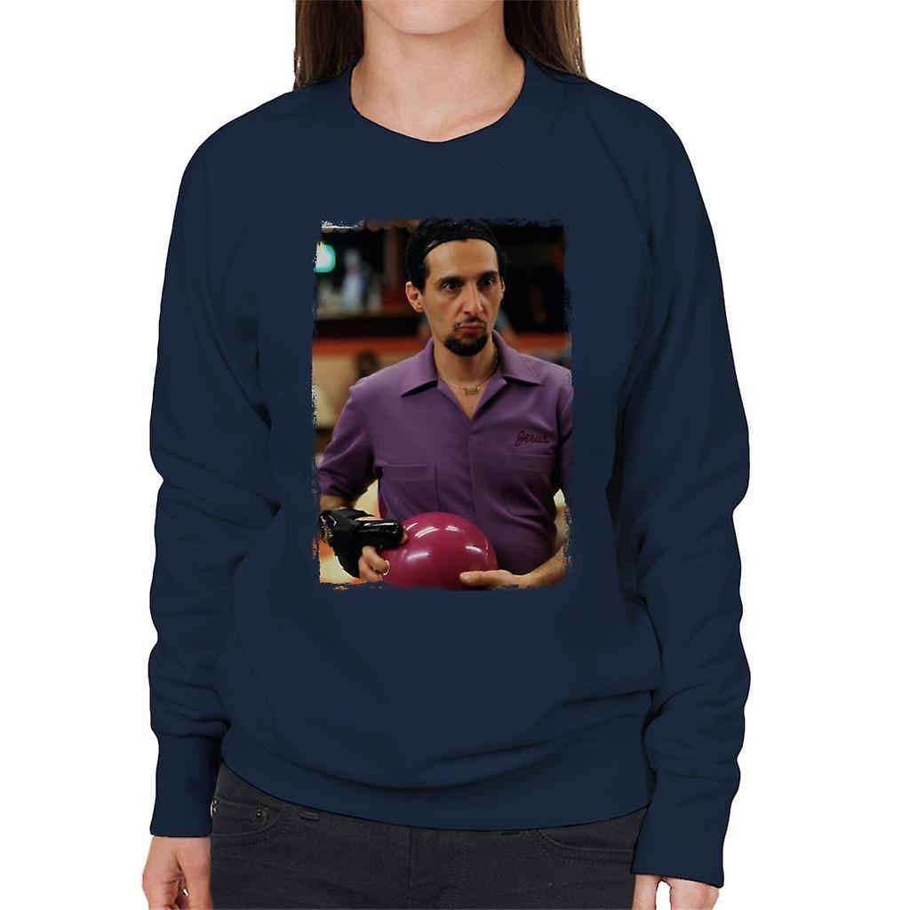 The Big Lebowski Jesus Bowling Women's Sweatshirt Navy Blue XX-Large