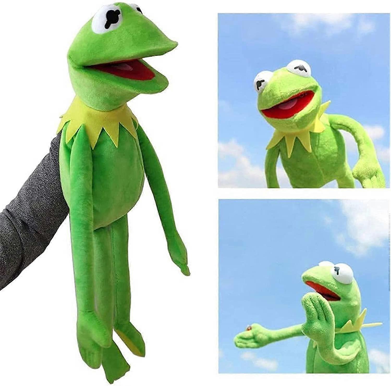 Ubiuo Kermit The Frog Puppet, Frog Plush Hand Puppet, Cute Cartoon Plush Doll Toy, Plush Hand Puppet Toy, Creative Childrens Educational Toy Gifts ...