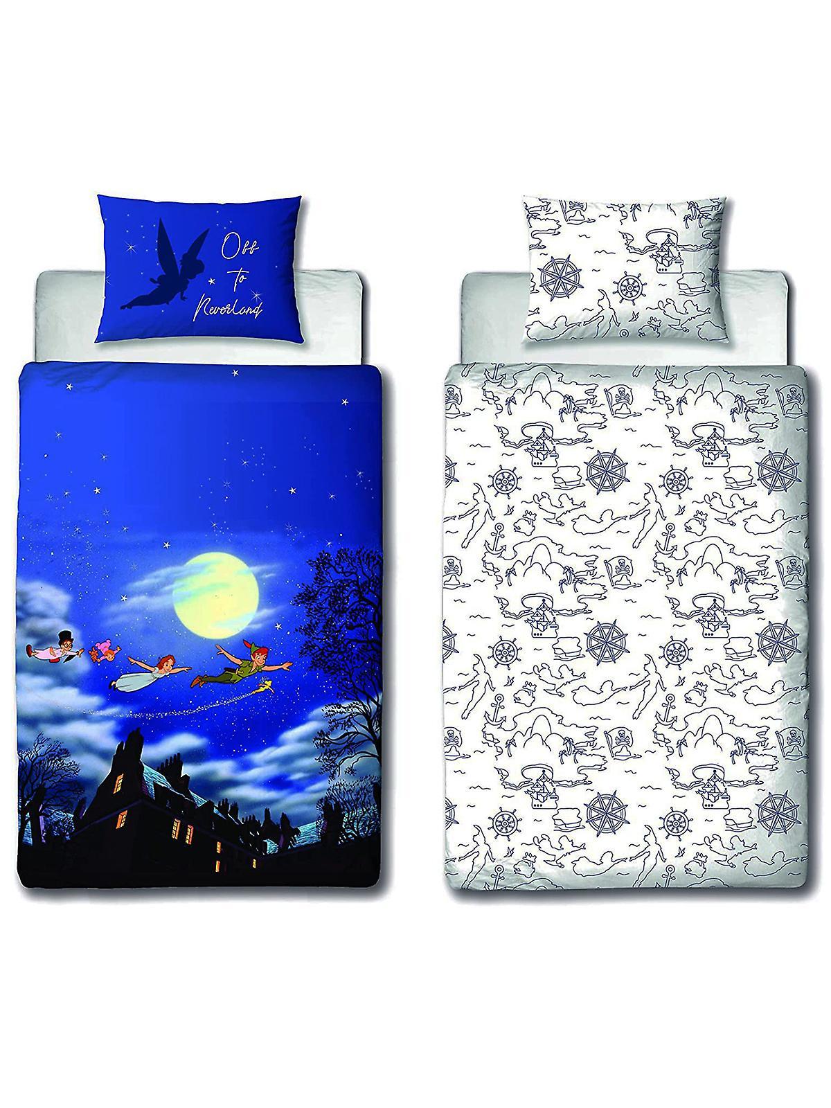 Price Right Home Disney Peter Pan Happy Single Duvet Cover Set