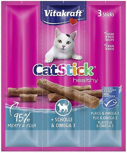 Vitakraft Cat Stick Fish and Omega 3 (Cats , Treats , Edible Sticks) 18 GR