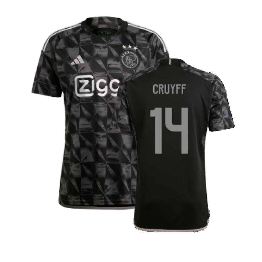 Adidas 2023-2024 Ajax Third Shirt (CRUYFF 14) Black XL 44-46 inch Chest