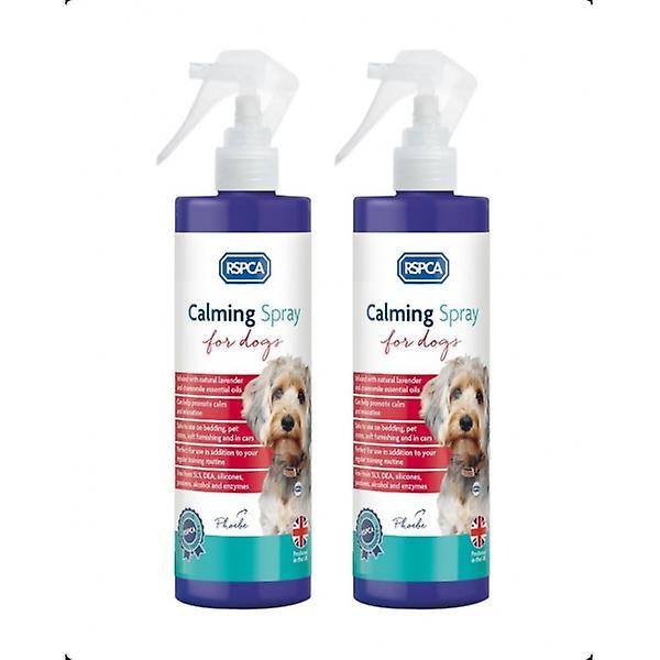 RSPCA Calming Spray for dogs 2 x 250ml Stress and Anxiety Relief