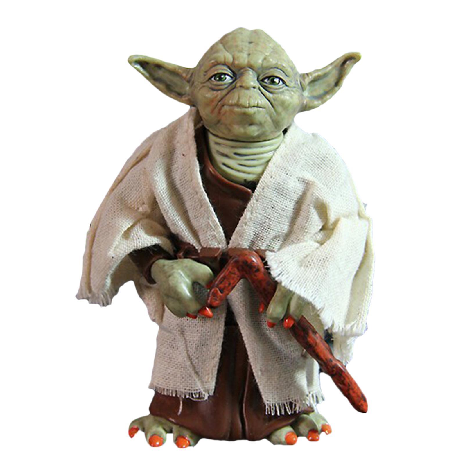 Remorui Yoda Figures Exquisite Decorative PVC Delicate Anime Model Toy for Desktop A