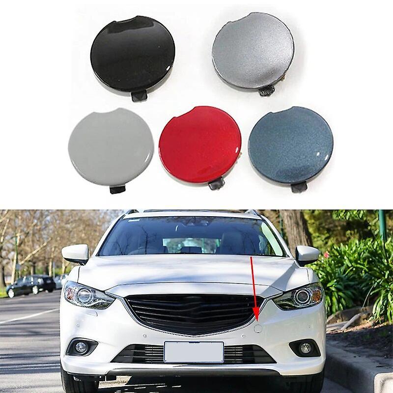 Bicaco Car Front Bumper Tow Hook Cover Lid Towing Trailer Hauling Eye Cap For Mazda 6 Atenza Sedan 2013 2014 2015 2016 1pc blue