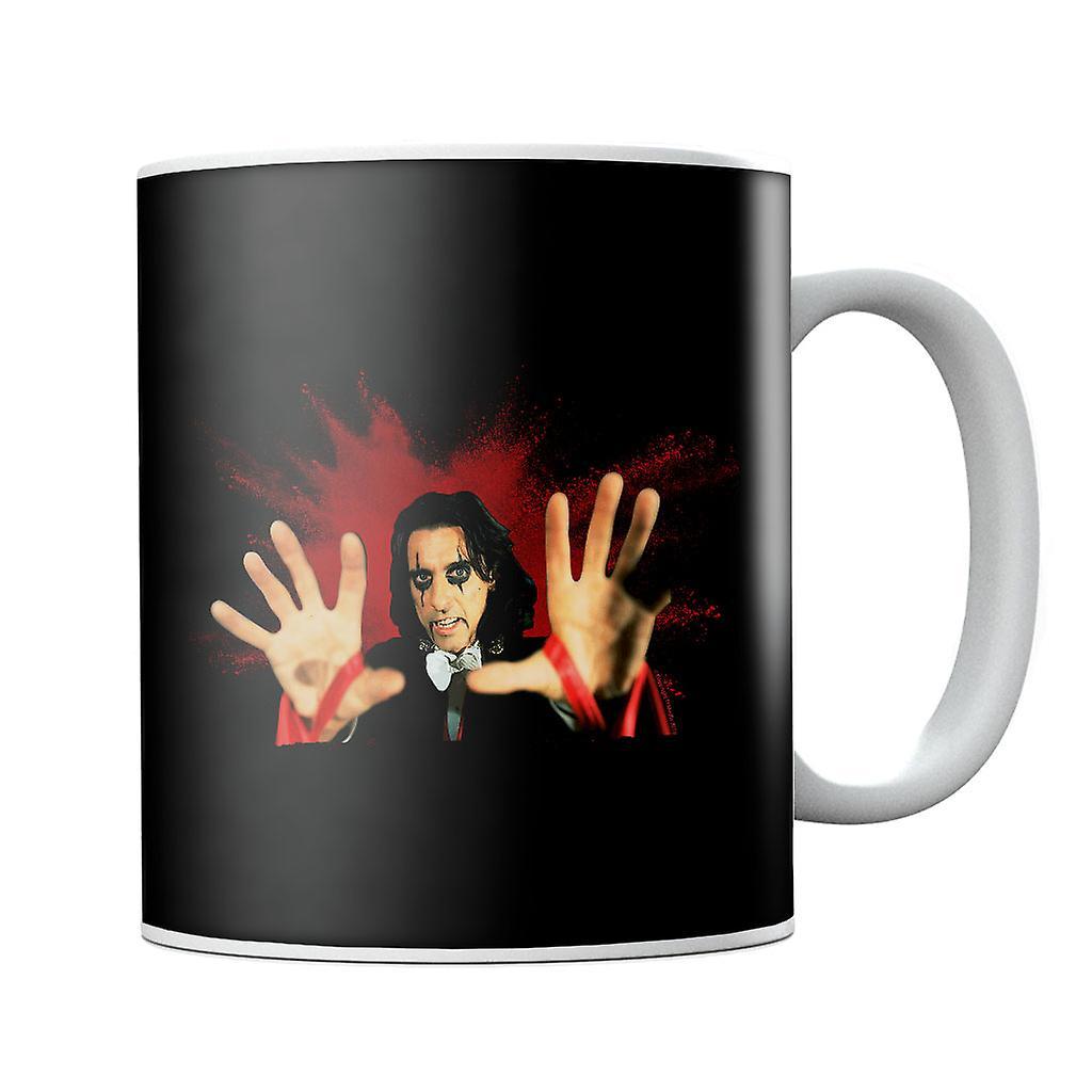 TV Times Alice Cooper Paint Splatter Mug Black 10oz