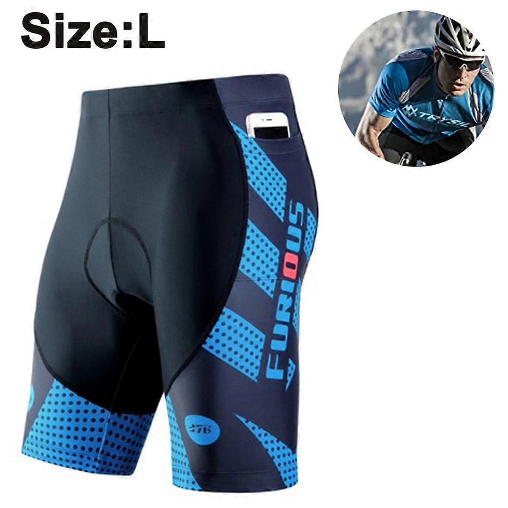 Wuhing Cyclists Men With Seat Cushion 3D Bicycle Pants Men'S Quick -Drying & Elastic Bike Pants Men - Improved Elasticity And Air Permeability Cycl..