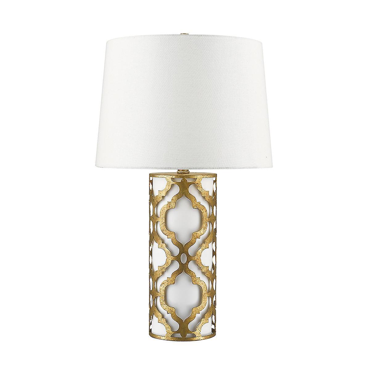 Arabella 1 Light Table Lamp Gold E27