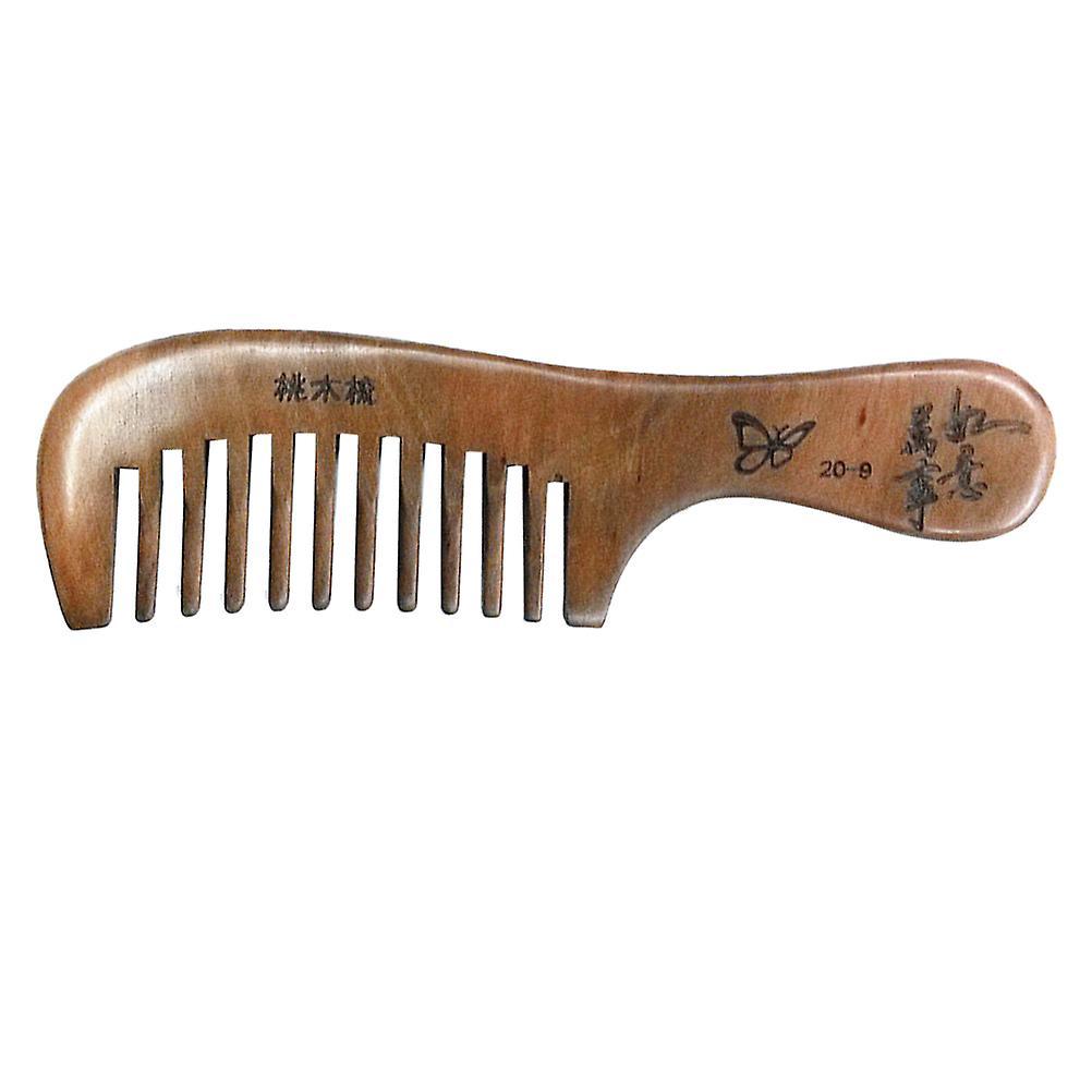 Tinksky Wooden Hair Comb Wide Tooth Comb Wooden Comb Curly Hair Hair Comb Wooden Pocket Comb