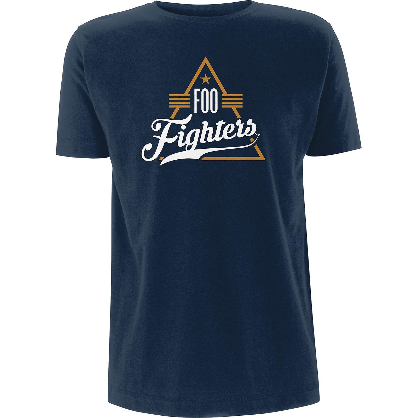 Bitcruncher Blue Foo Fighters Triangle Official Tee T-Shirt Mens XL