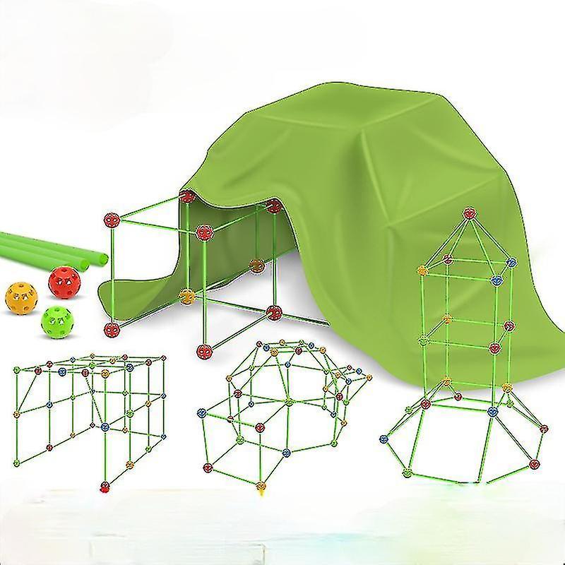 Banmo Construction Fort Building Kits For Kids Diy Building Fortress Building Castles Tunnels Play Tent Toys For Girls Boys Type C