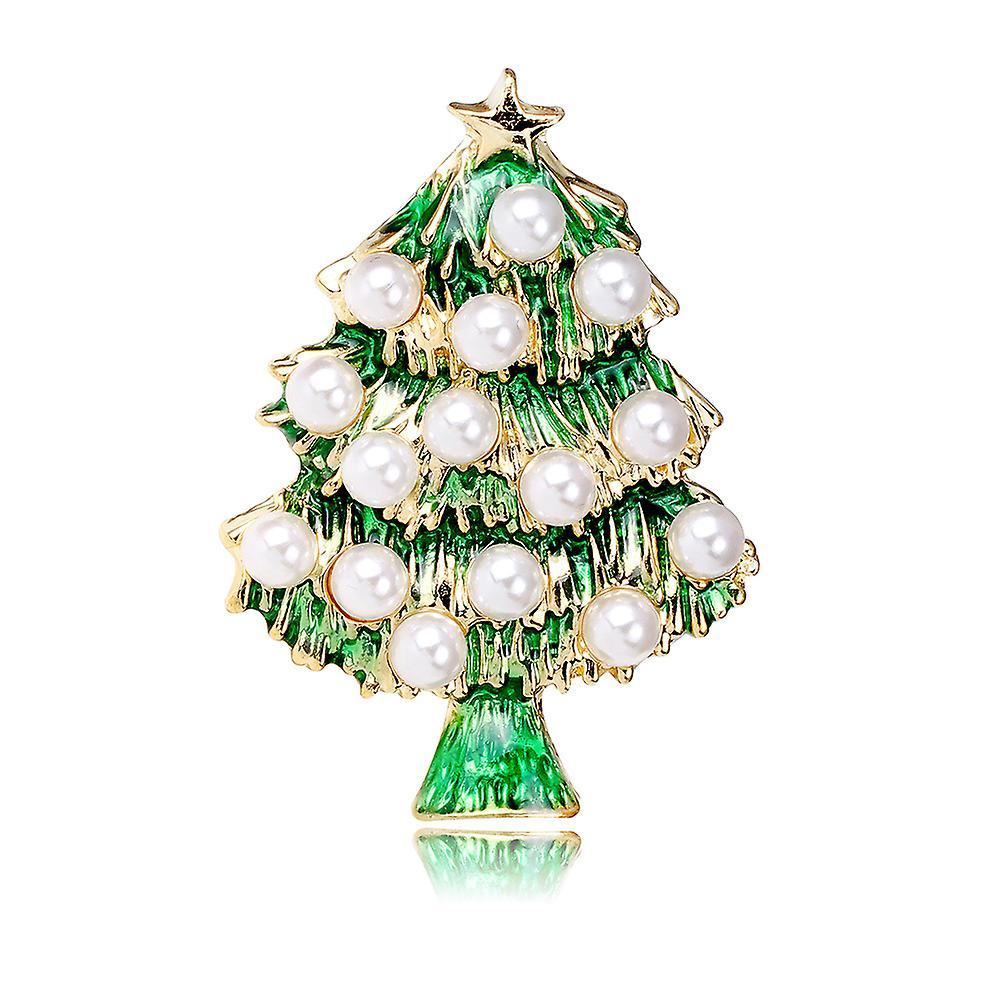 Sztxj (N)Christmas Brooch Decorative Brooch Christmas Tree Brooch Dimond Jewelry Brooch Christmas Dressing Jewelry Ornaments for Lady Women Christm...