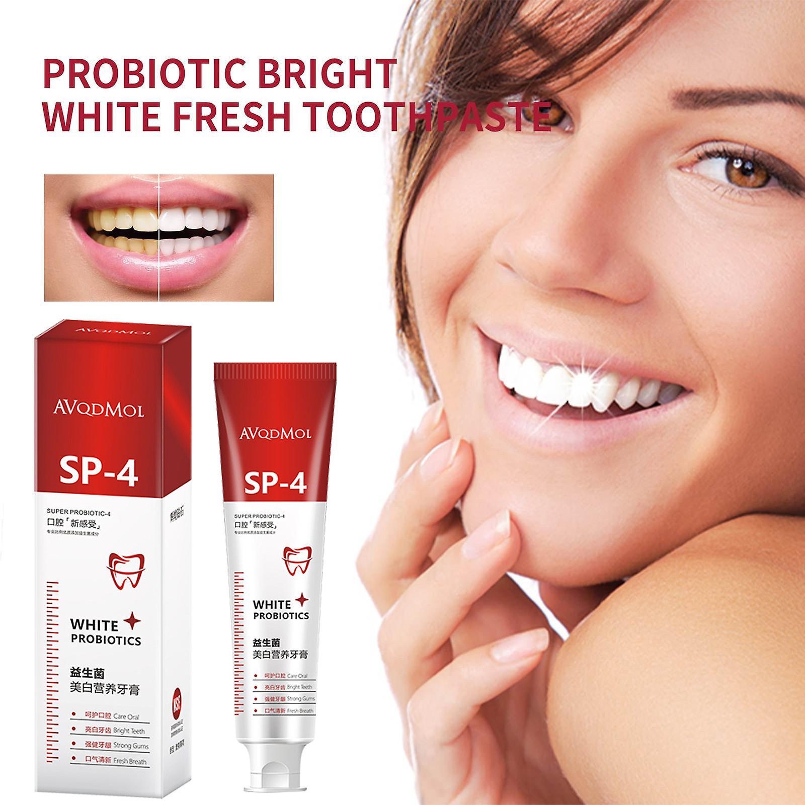 Flye Sp-4 Probiotic Whitening Toothpaste Toothpaste Ultra Whitening Ultra Whitening Toothpaste Sp-4 Toothpaste Teeth Whitening 240851 Red