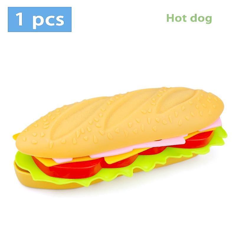 Slowmoose Children Pretend Simulation Food, Baby Play House Hamburger Dog French Fries Hot dog