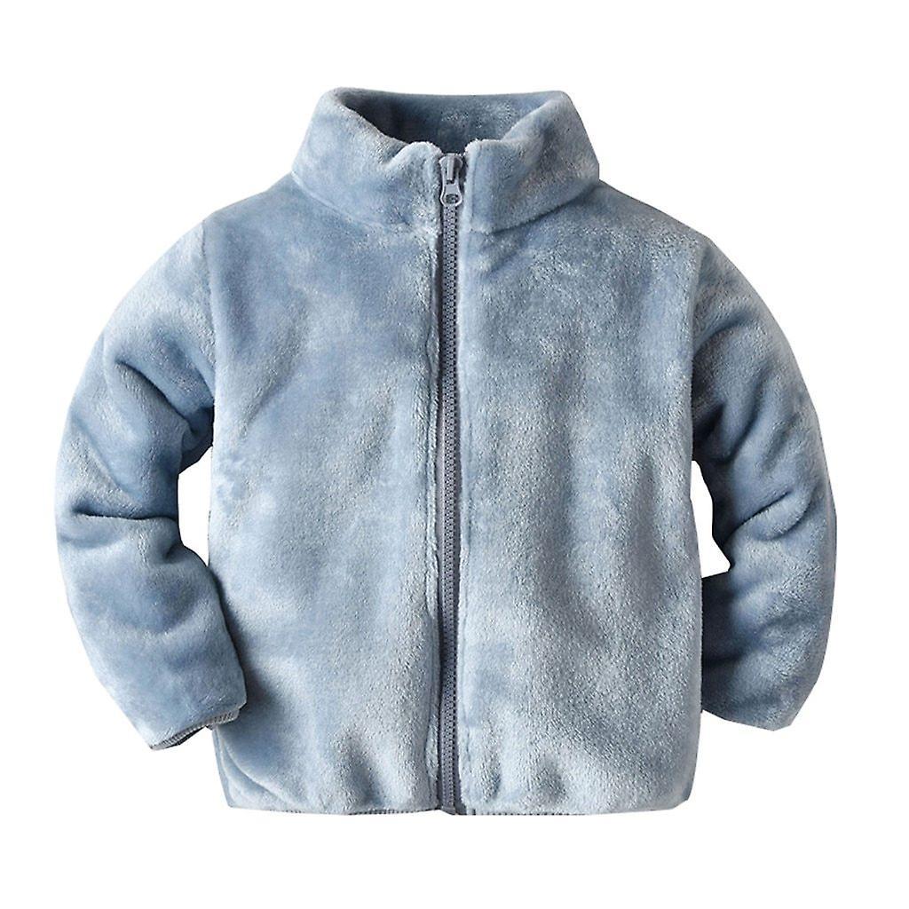 Slowmoose Toddler Baby Coat -boy Fashion Long Sleeve  Jackets Gray 12M