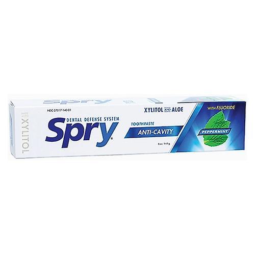 Xlear Inc Spry Toothpaste Flouride, Peppermint 5 Oz (Pack of 1)