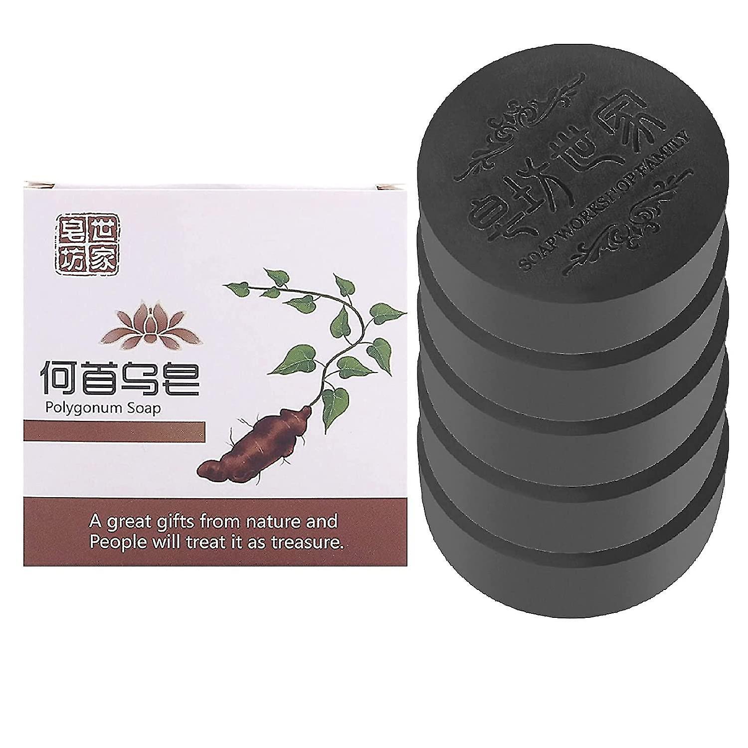 Hono Polygonum Soap Hair Growth, Black & Thick Hair Fallopia Multiflora Shampoo Bar Polygonum Shampoo Soap, Polygonum Extract Shampoo Deeply Cleans...