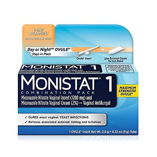 Monistat 1 day yeast infection treatment anti-itch cream bundle