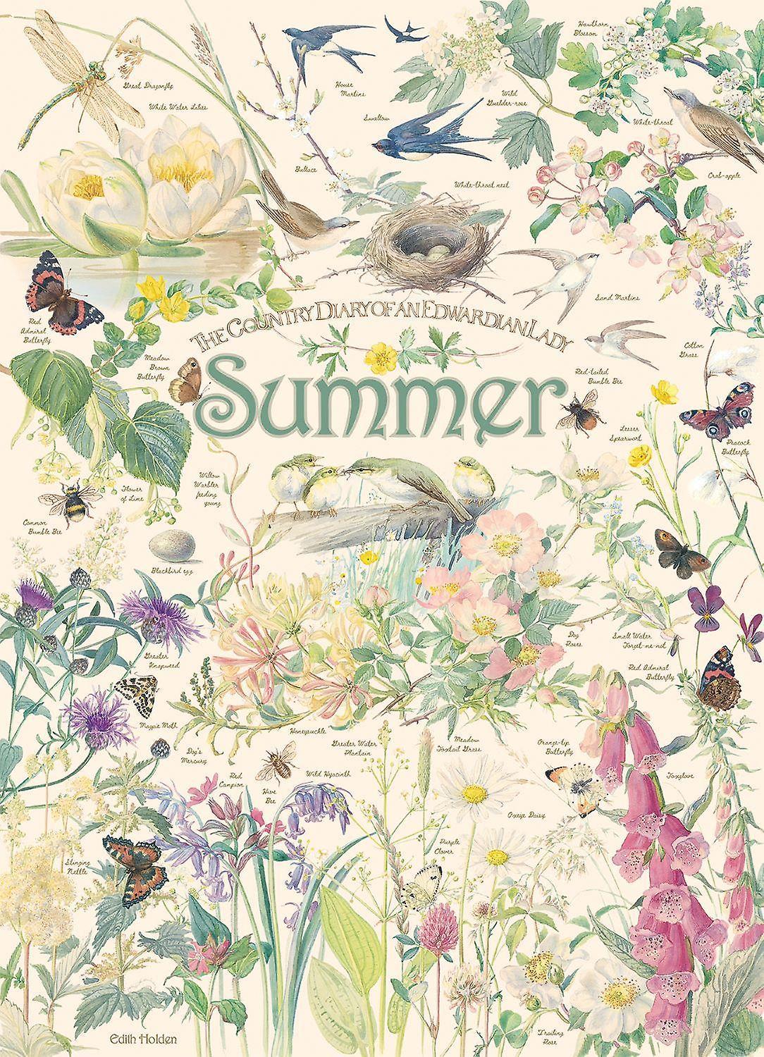 Country Diary Summer Jigsaw Puzzle 1000 Pieces