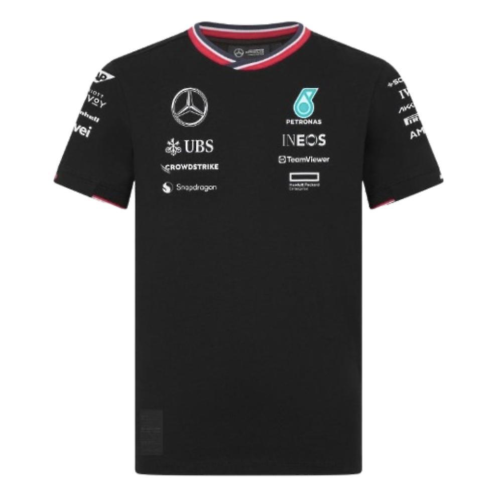 Puma 2024 Mercedes-AMG Team Driver Tee (Black) - Kids Medium Boys