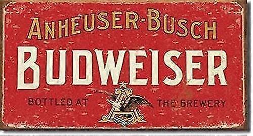 LINCMAN Budweiser Funny Vintage Style Metal Sign 8x12 Plaque Pub Bar Wall Art